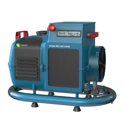 COMPRESSORE A VITE TRIFASE DA 3 KW 290 LT/MIN CON SERBATOIO DA 2,5 LT