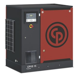 COMPRESSORE A VITE CON INVERTER DA 11 KW PARI A 15 HP PORTATA DA 265 A 1.860 LT/MIN